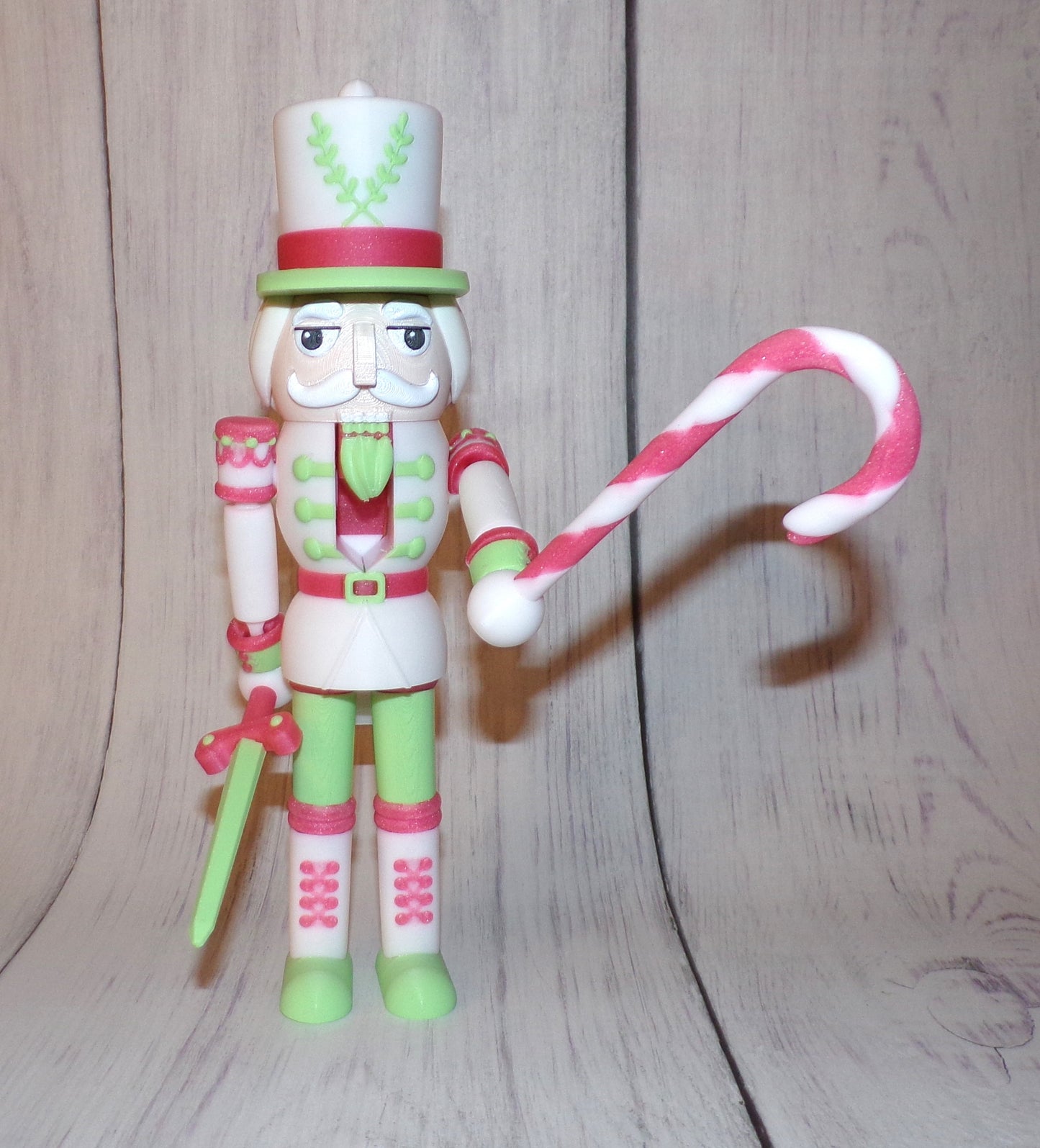 Nutcracker 3d Printed Articulated Figurine - Wonderland 3D Printing