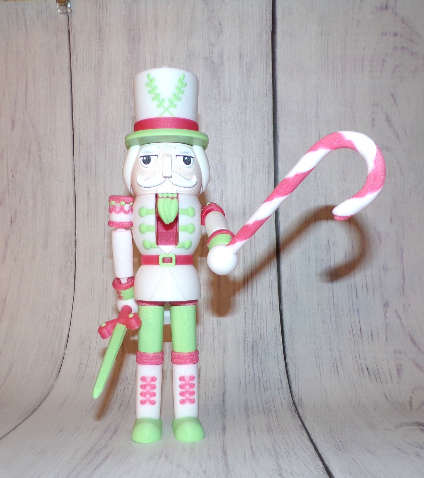 Nutcracker 3d Printed Articulated Figurine - Wonderland 3D Printing