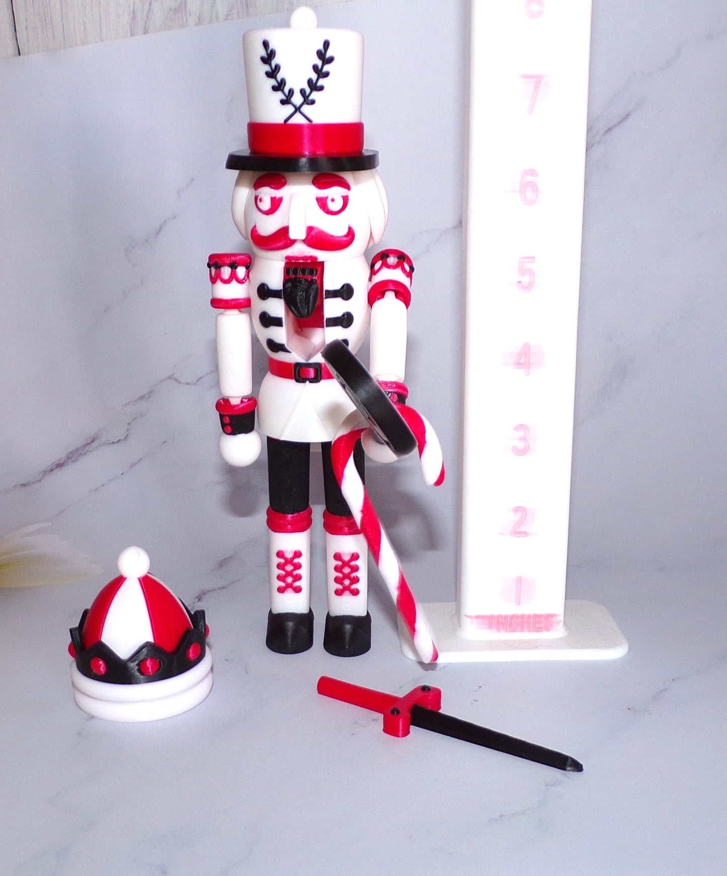 Nutcracker 3d Printed Articulated Figurine - Wonderland 3D Printing