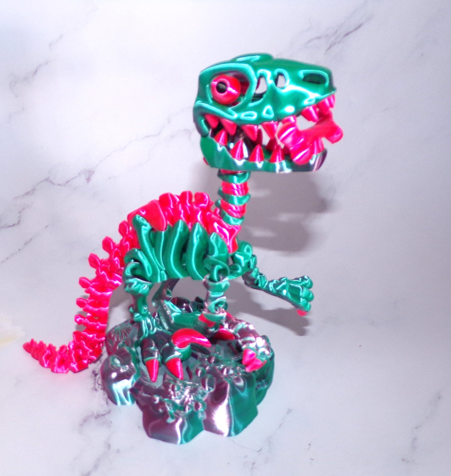 Raptor Skeleton: 3D Printing Articulated Figurine - Wonderland 3D Printing