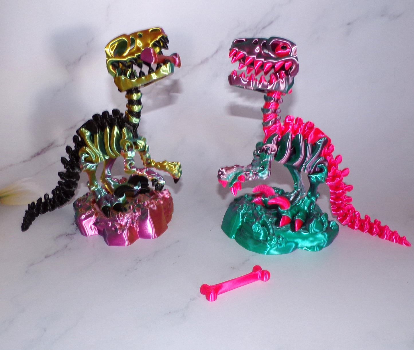 Raptor Skeleton: 3D Printing Articulated Figurine - Wonderland 3D Printing