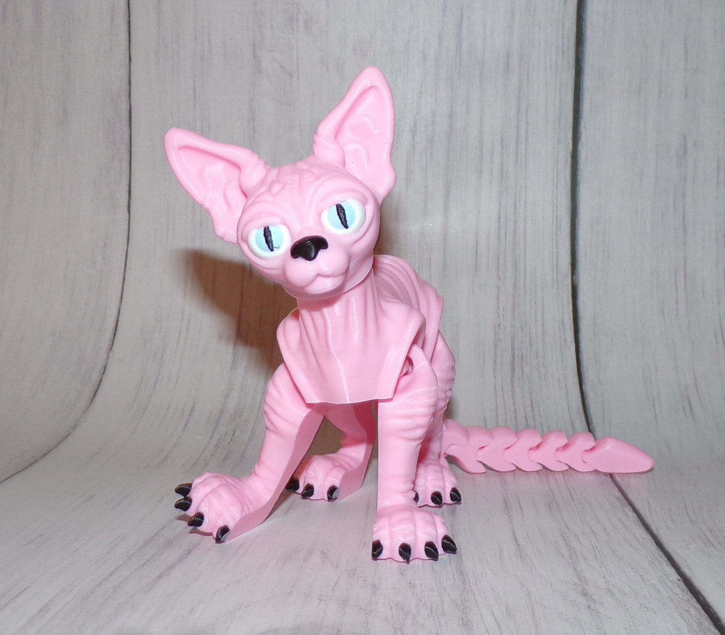 Sphinx Cat 3D Printed Articulated Figurine - Wonderland 3D Printing