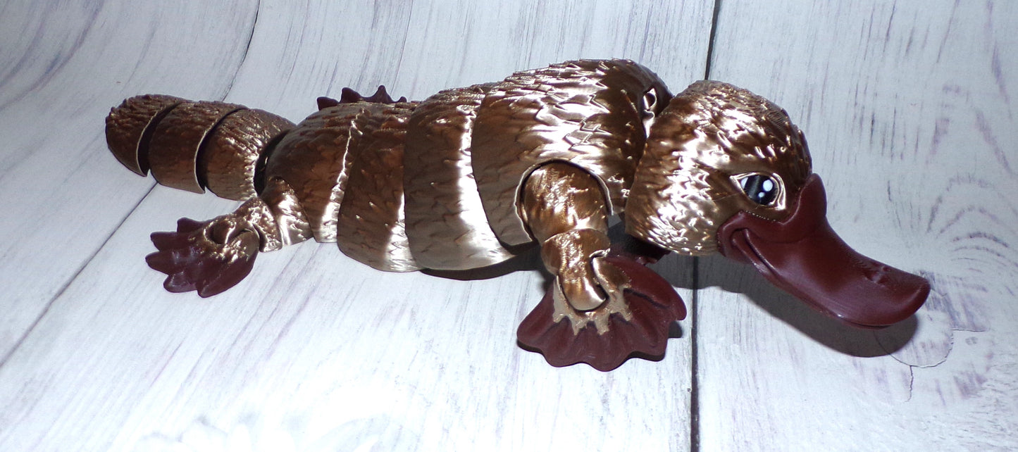 Platypus: 3D Printed Articulated Figurine - Wonderland 3D Printing