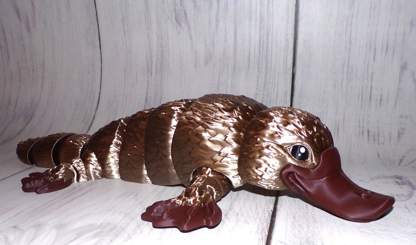Platypus: 3D Printed Articulated Figurine - Wonderland 3D Printing