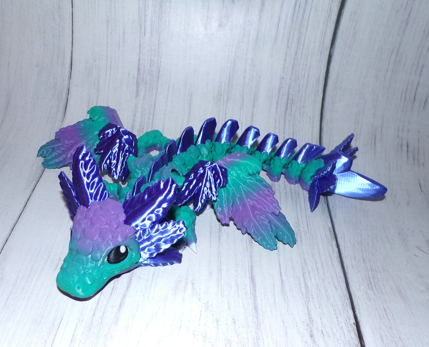 Baby Axolotl 3D Printed Articulated Figurine - Wonderland 3D Printing