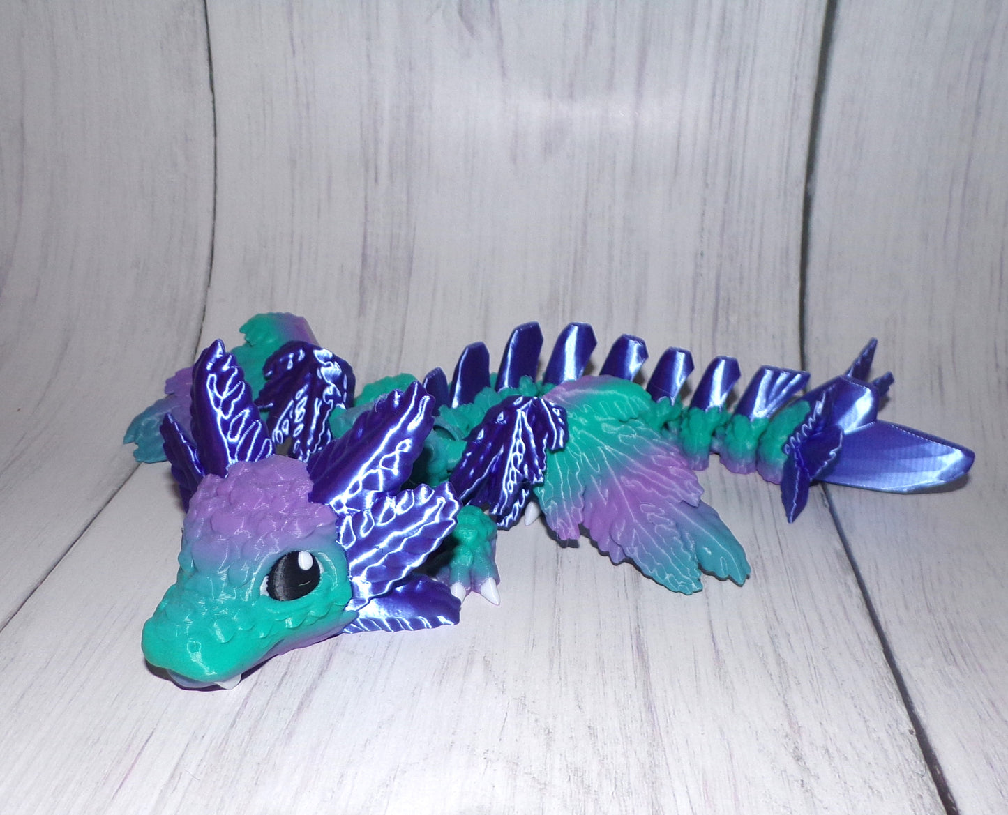 Baby Axolotl 3D Printed Articulated Figurine - Wonderland 3D Printing