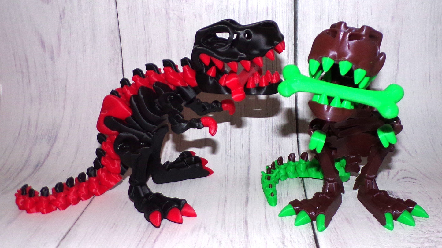 T-Rex Skeleton : 3D Printing Articulated - Wonderland 3D Printing