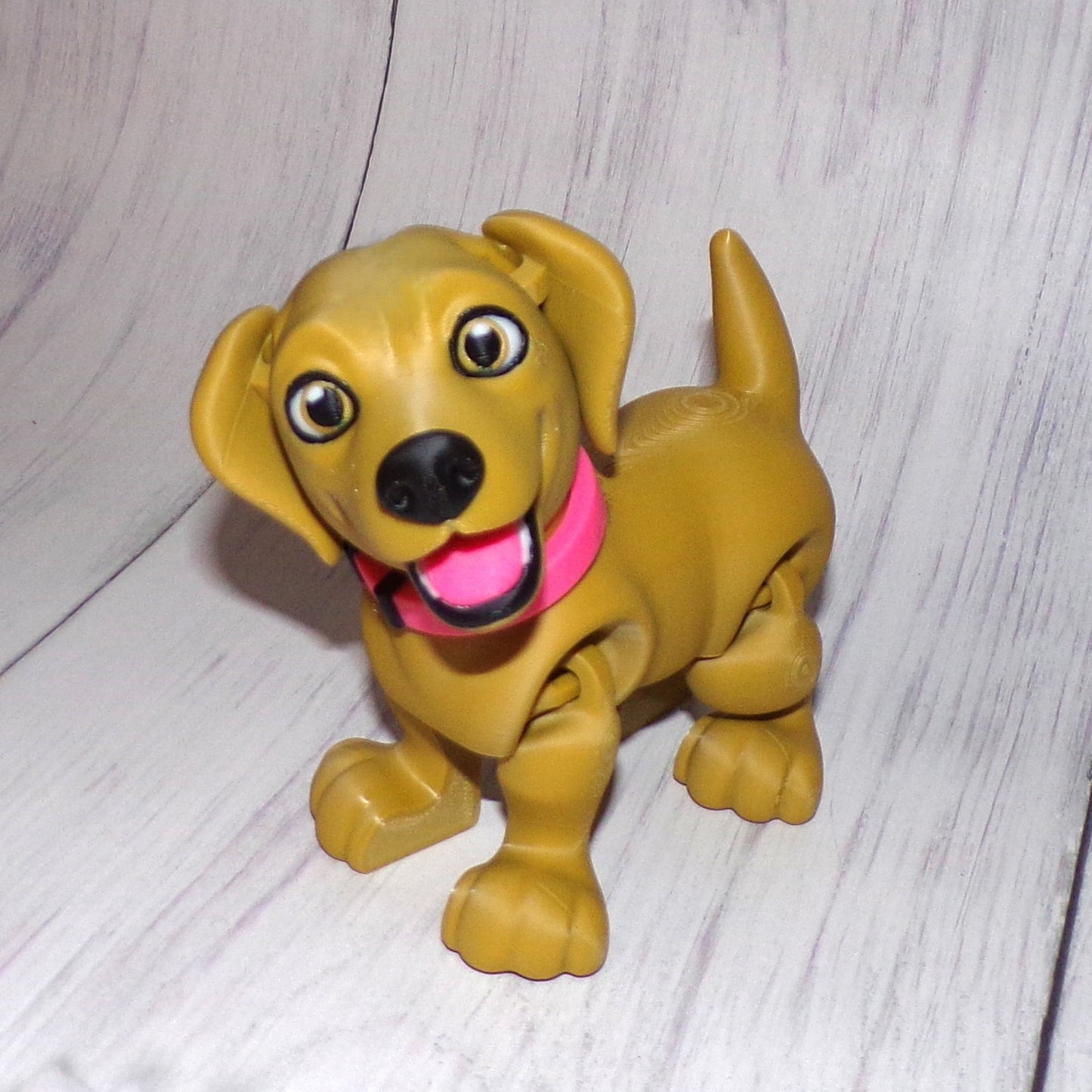 Labrador 3D Printed Articulated Figurine - Wonderland 3D Printing