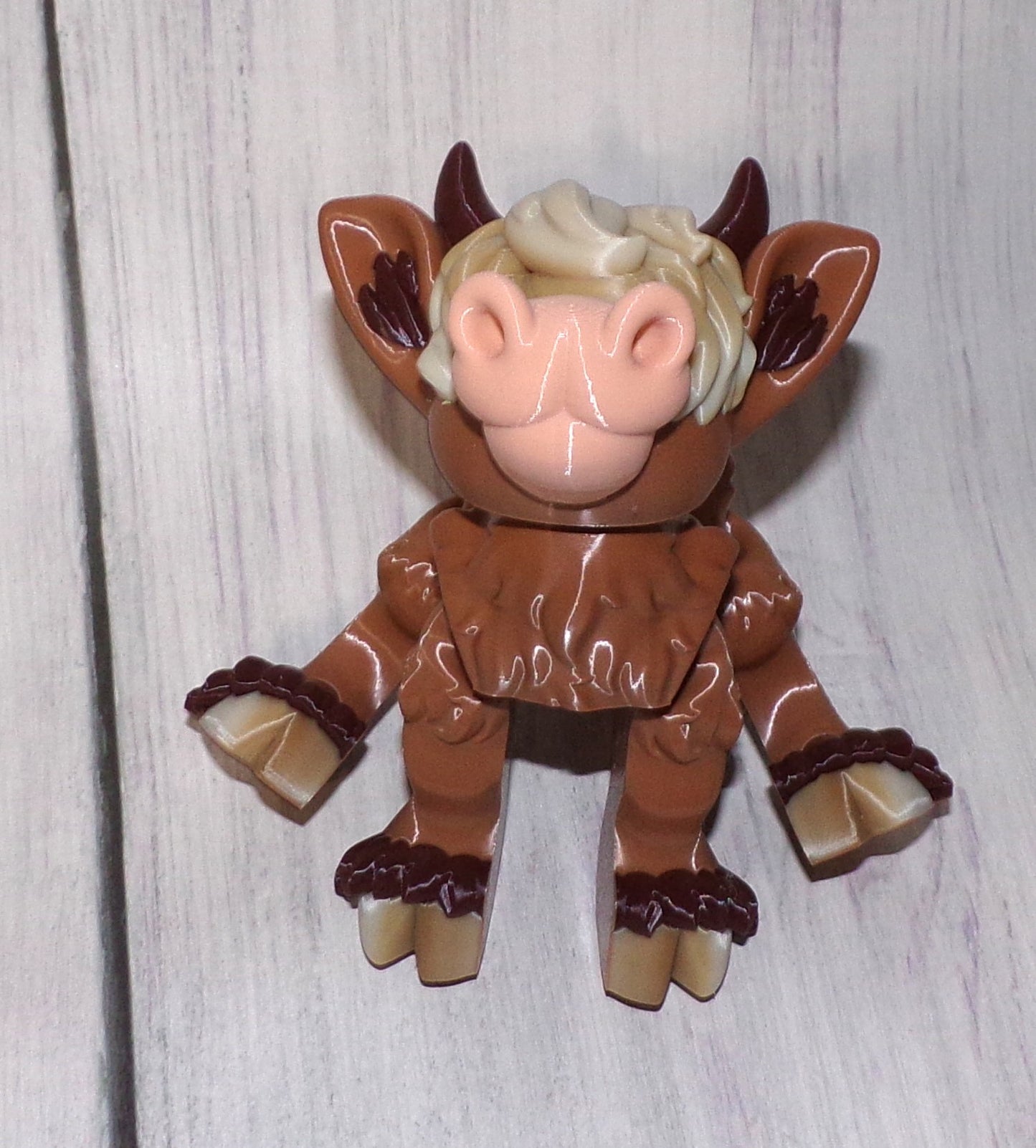 Highland Cow: 3D Printed Articulated Figurine - Wonderland 3D Printing