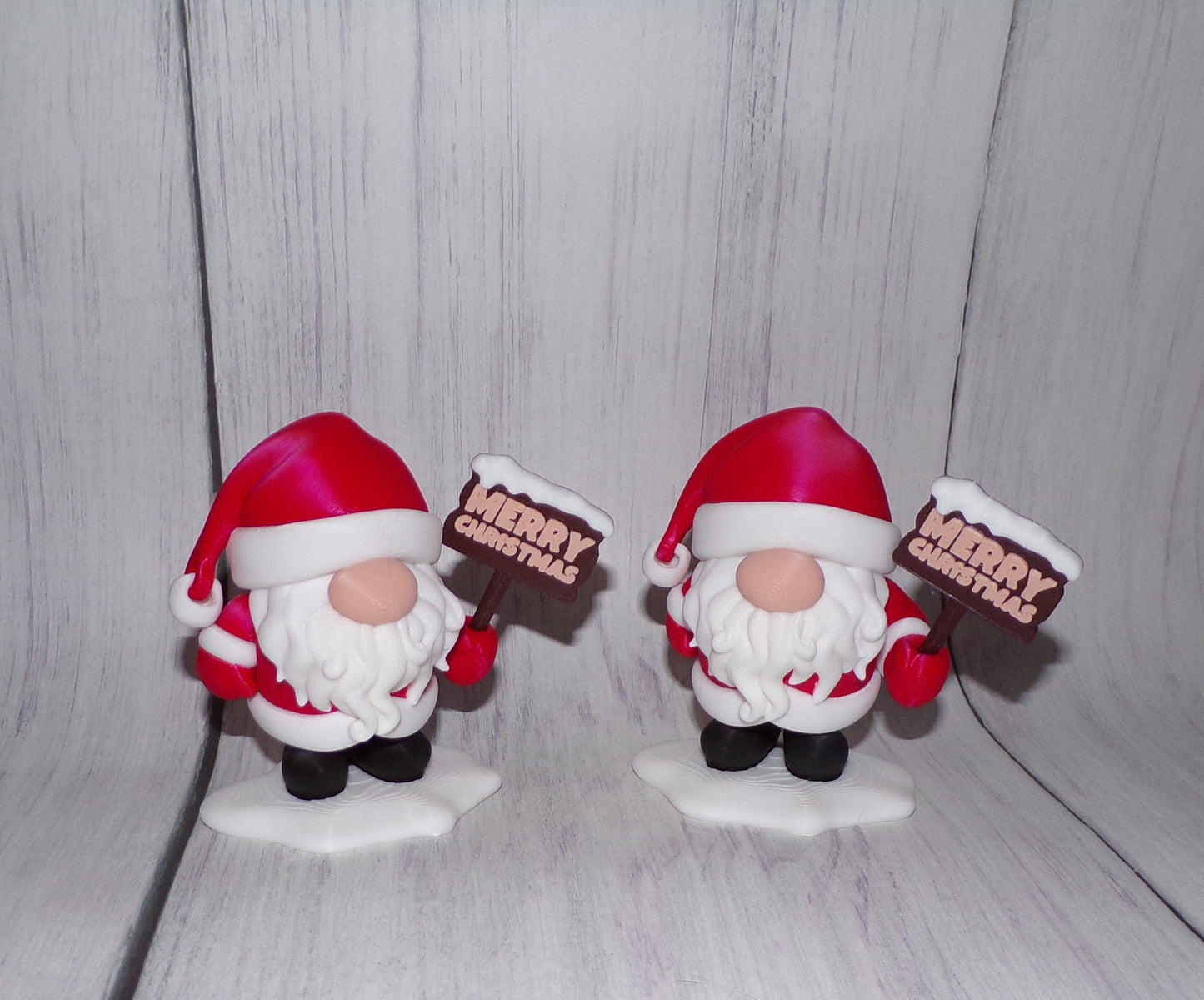 Santa Gnomes 3D Printed Articulated Figurine - Wonderland 3D Printing