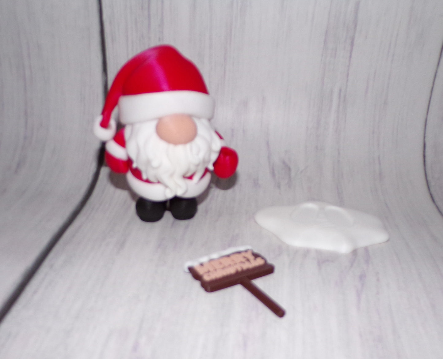 Santa Gnomes 3D Printed Articulated Figurine - Wonderland 3D Printing