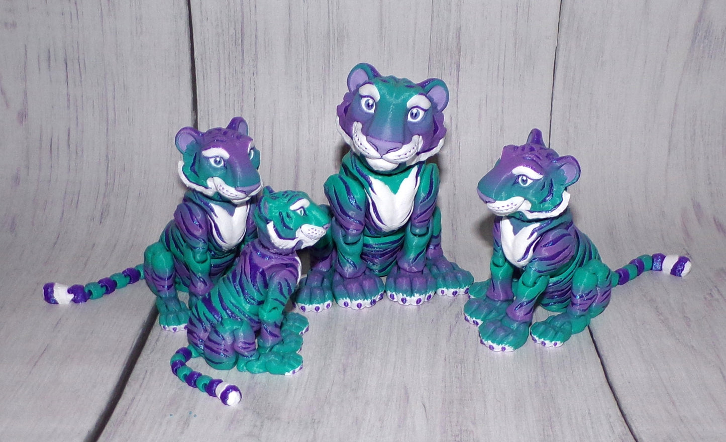 Tiger: 3D Printed Articulated - Wonderland 3D Printing