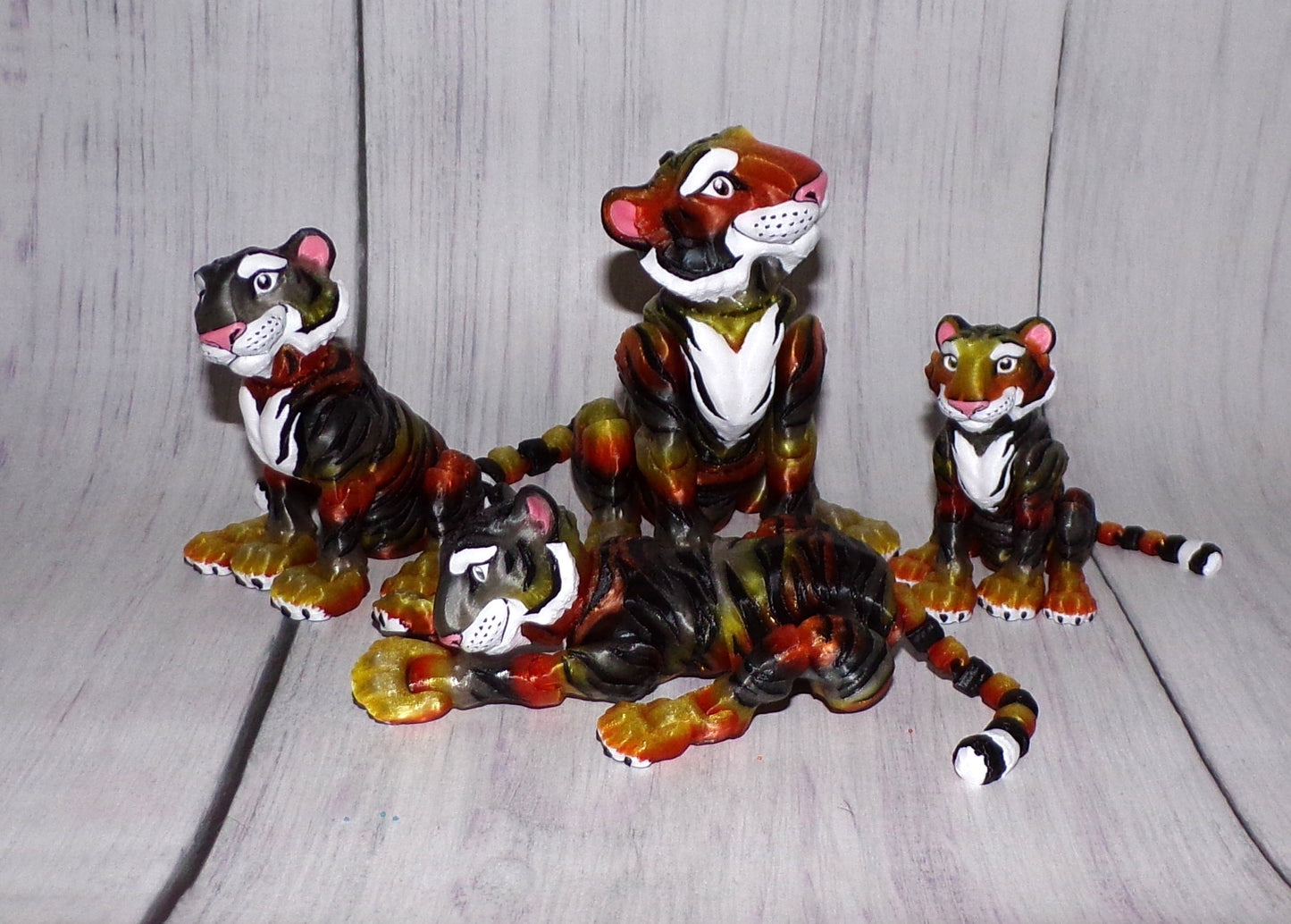 Tiger: 3D Printed Articulated - Wonderland 3D Printing
