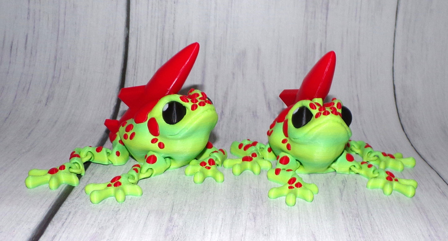 Missile Toad: 3D Printed Articulated Fidget Toy - Wonderland 3D Printing