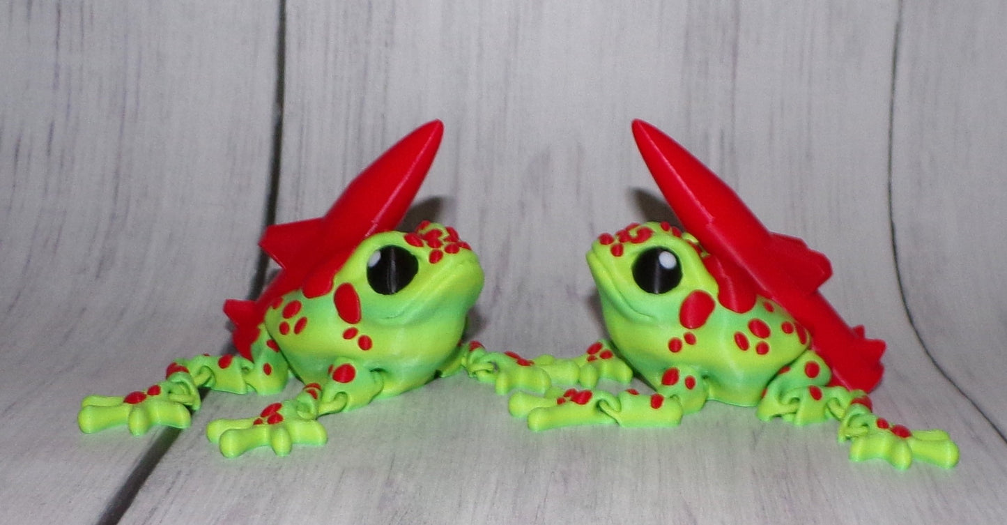 Missile Toad: 3D Printed Articulated Fidget Toy - Wonderland 3D Printing