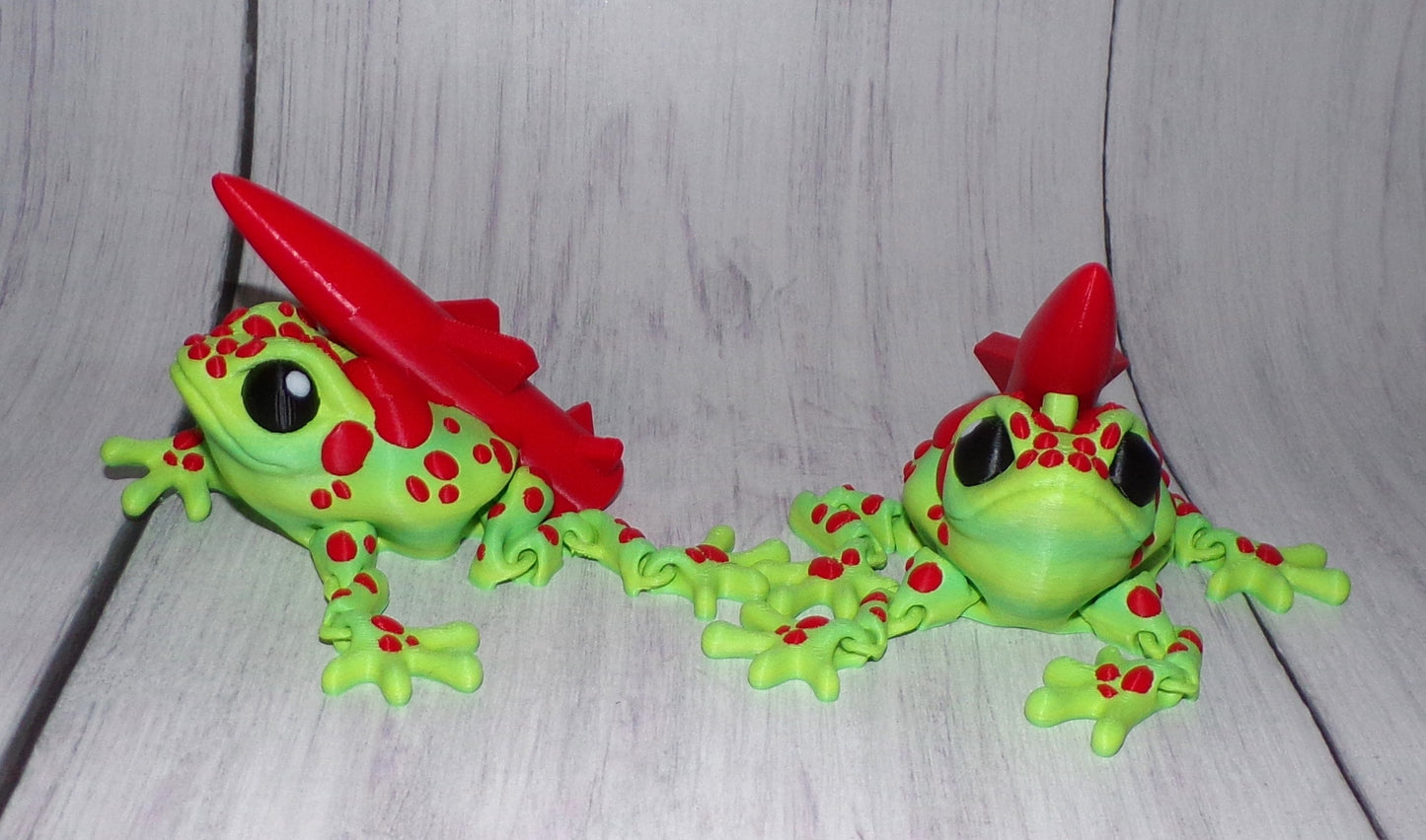 Missile Toad: 3D Printed Articulated Fidget Toy - Wonderland 3D Printing