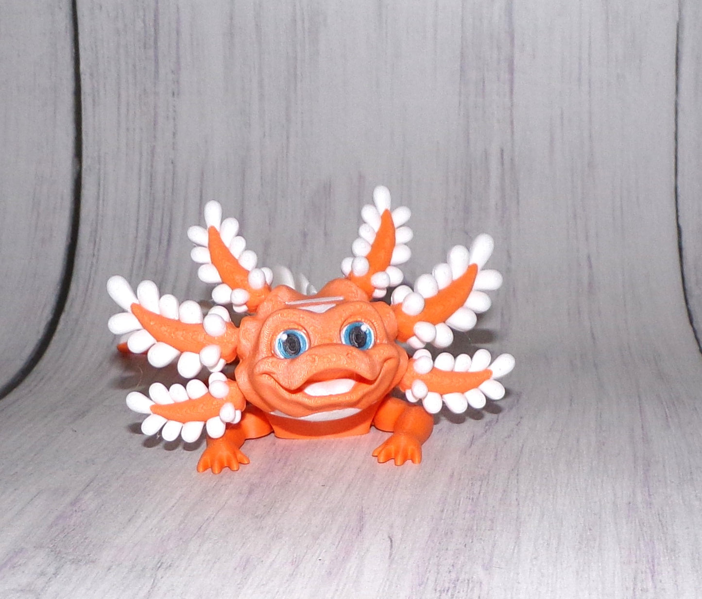 Dany Candy Axolotl Articulated 3d Printed Figurine - Wonderland 3D Printing