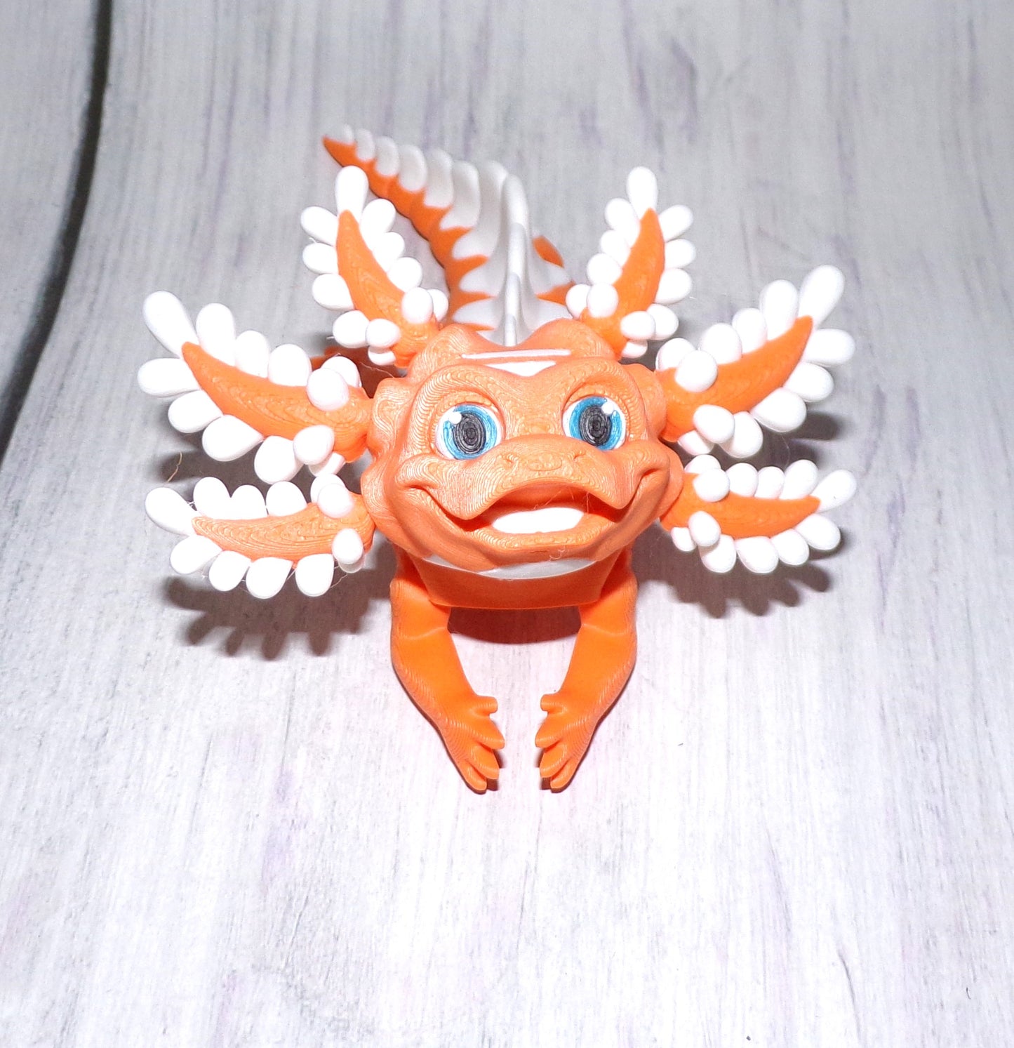 Dany Candy Axolotl Articulated 3d Printed Figurine - Wonderland 3D Printing