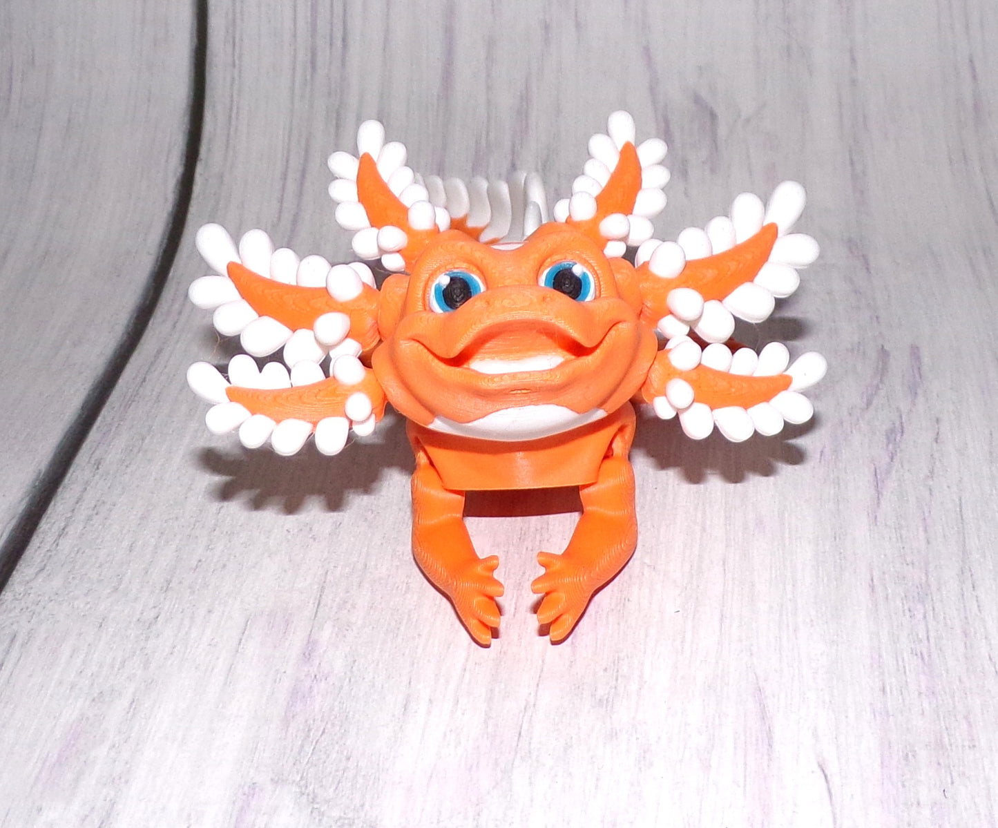 Dany Candy Axolotl Articulated 3d Printed Figurine - Wonderland 3D Printing