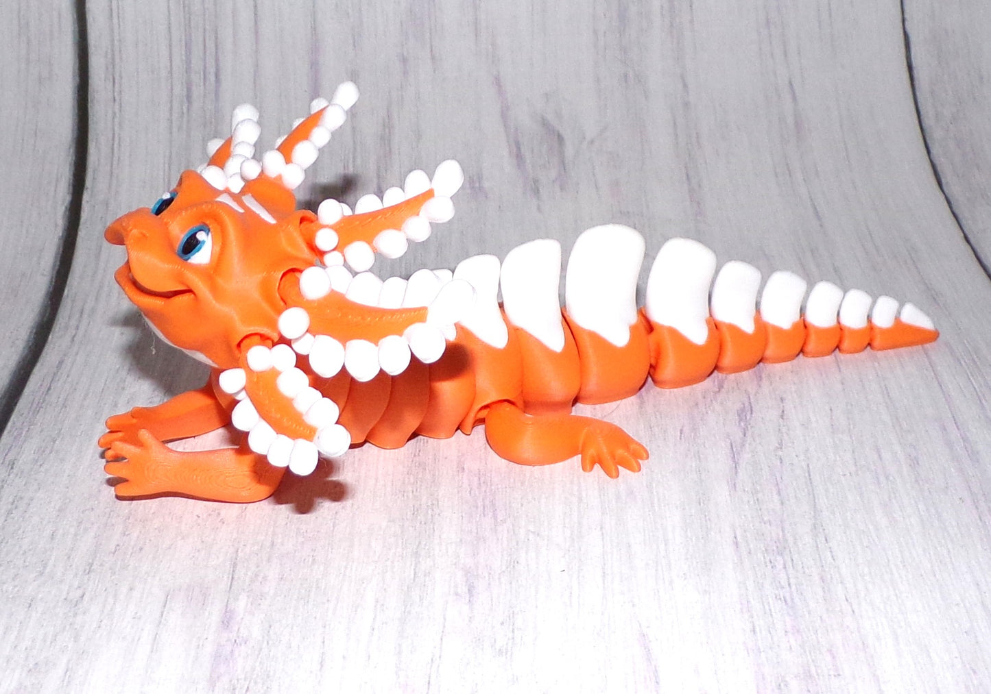 Dany Candy Axolotl Articulated 3d Printed Figurine - Wonderland 3D Printing