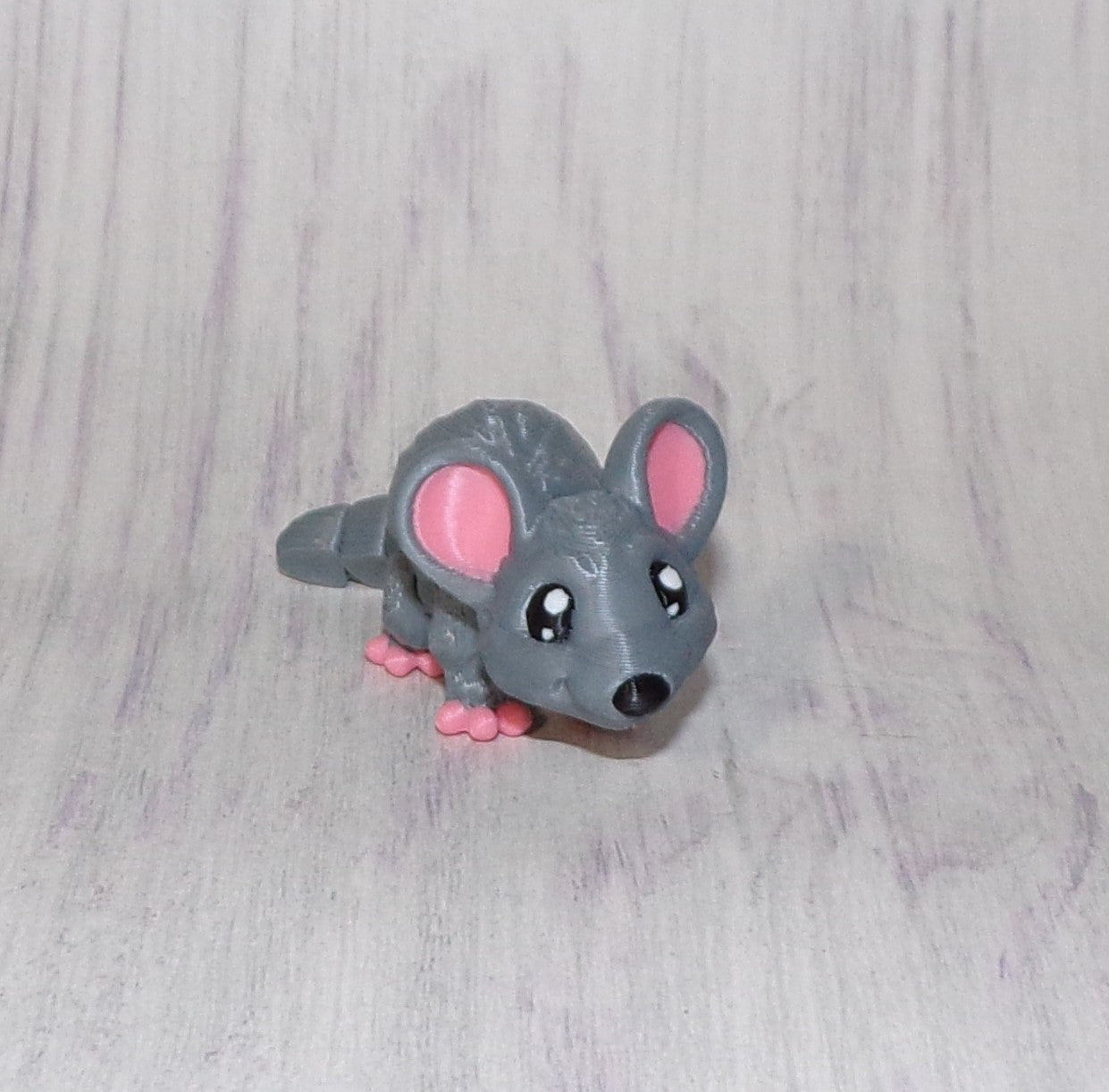 Tiny Mouse 3D Printed Articulated Figurine