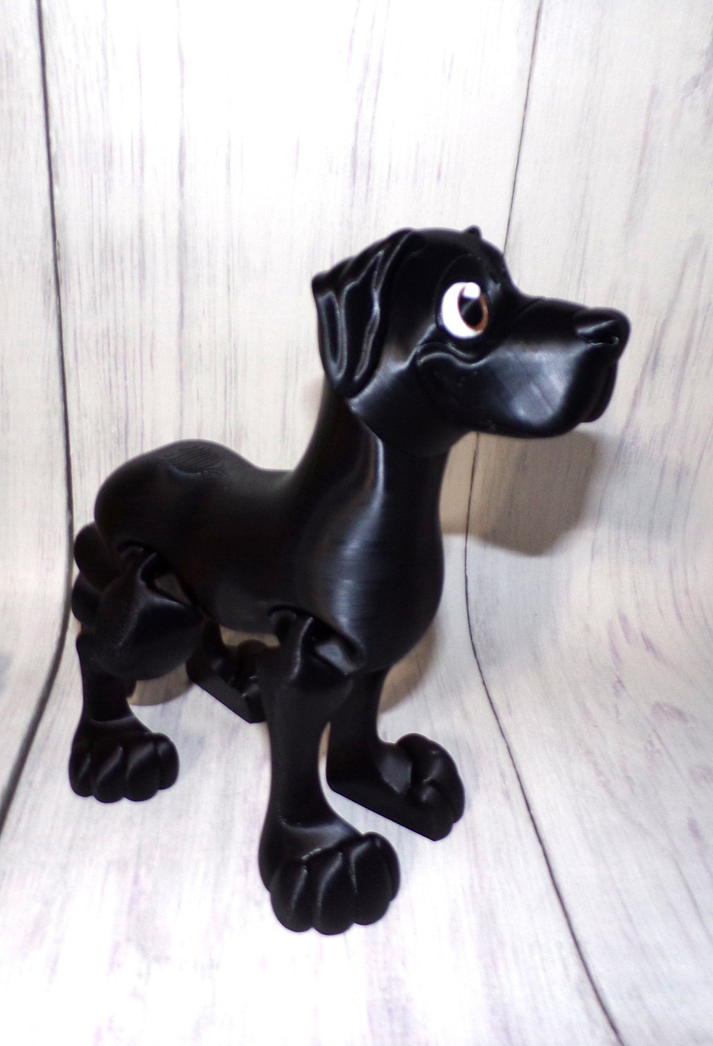 Great Dane 3D Printed Articulated Figurine - Wonderland 3D Printing