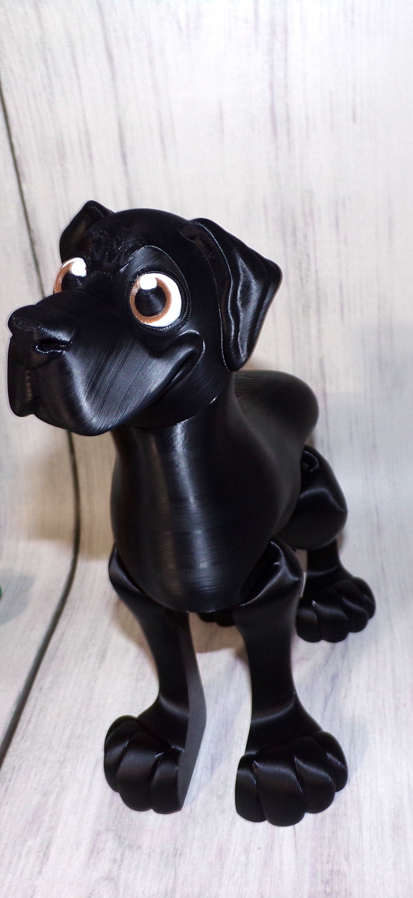 Great Dane 3D Printed Articulated Figurine - Wonderland 3D Printing