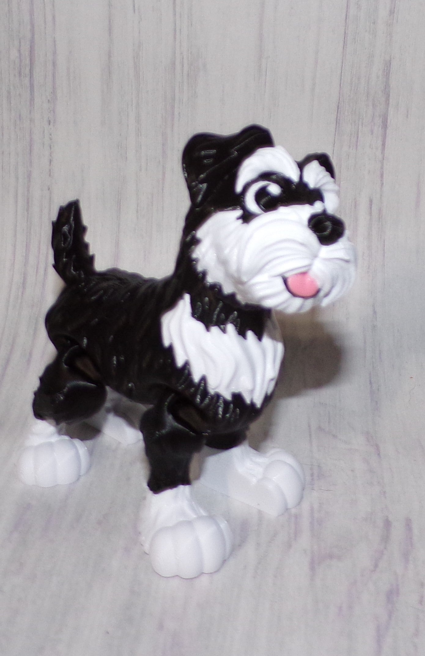 Schnauzer 3D Printed Articulated Figurine - Wonderland 3D Printing
