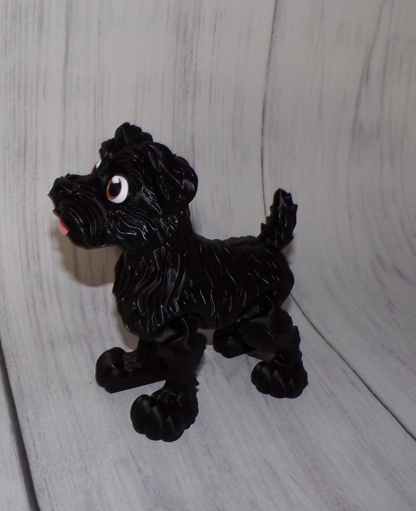 Schnauzer 3D Printed Articulated Figurine - Wonderland 3D Printing