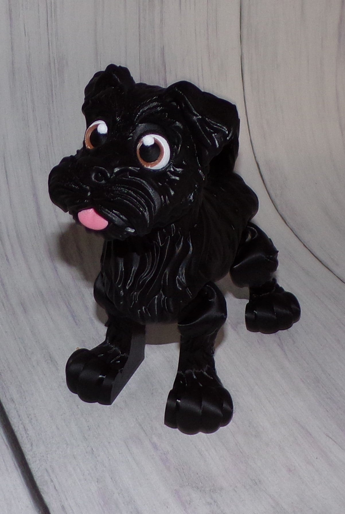 Schnauzer 3D Printed Articulated Figurine - Wonderland 3D Printing