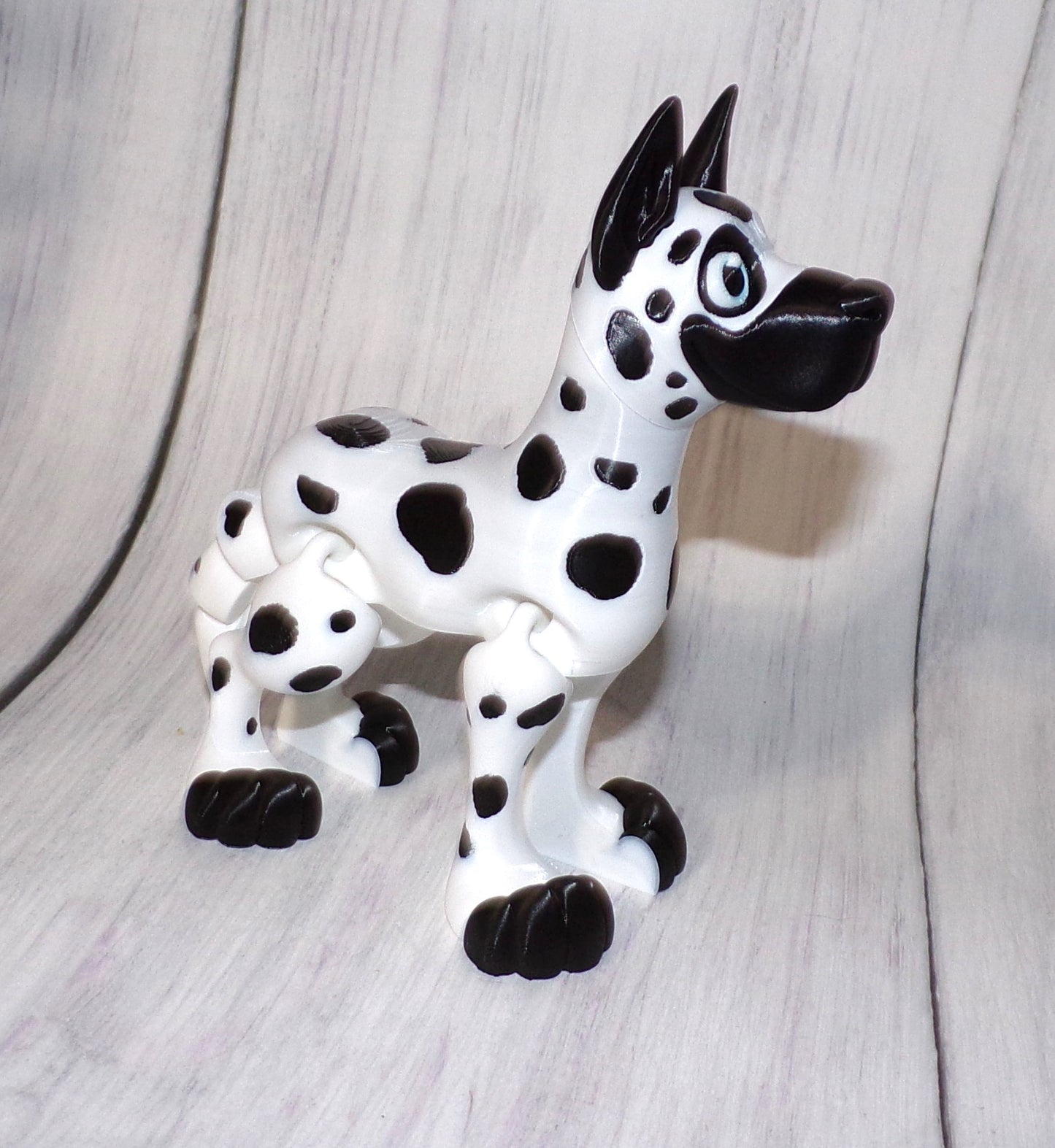 Great Dane 3D Printed Articulated Figurine - Wonderland 3D Printing