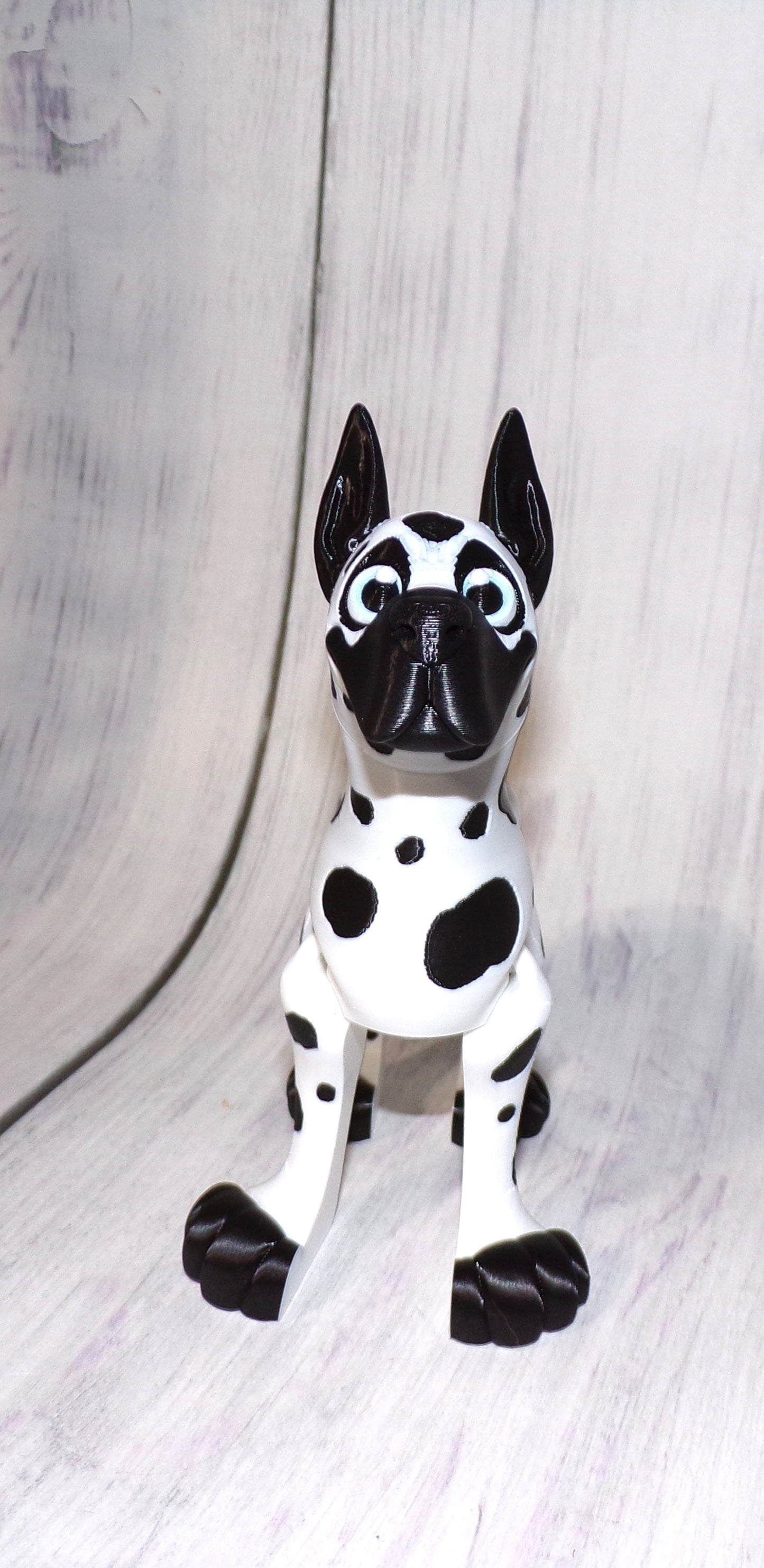Great Dane 3D Printed Articulated Figurine - Wonderland 3D Printing
