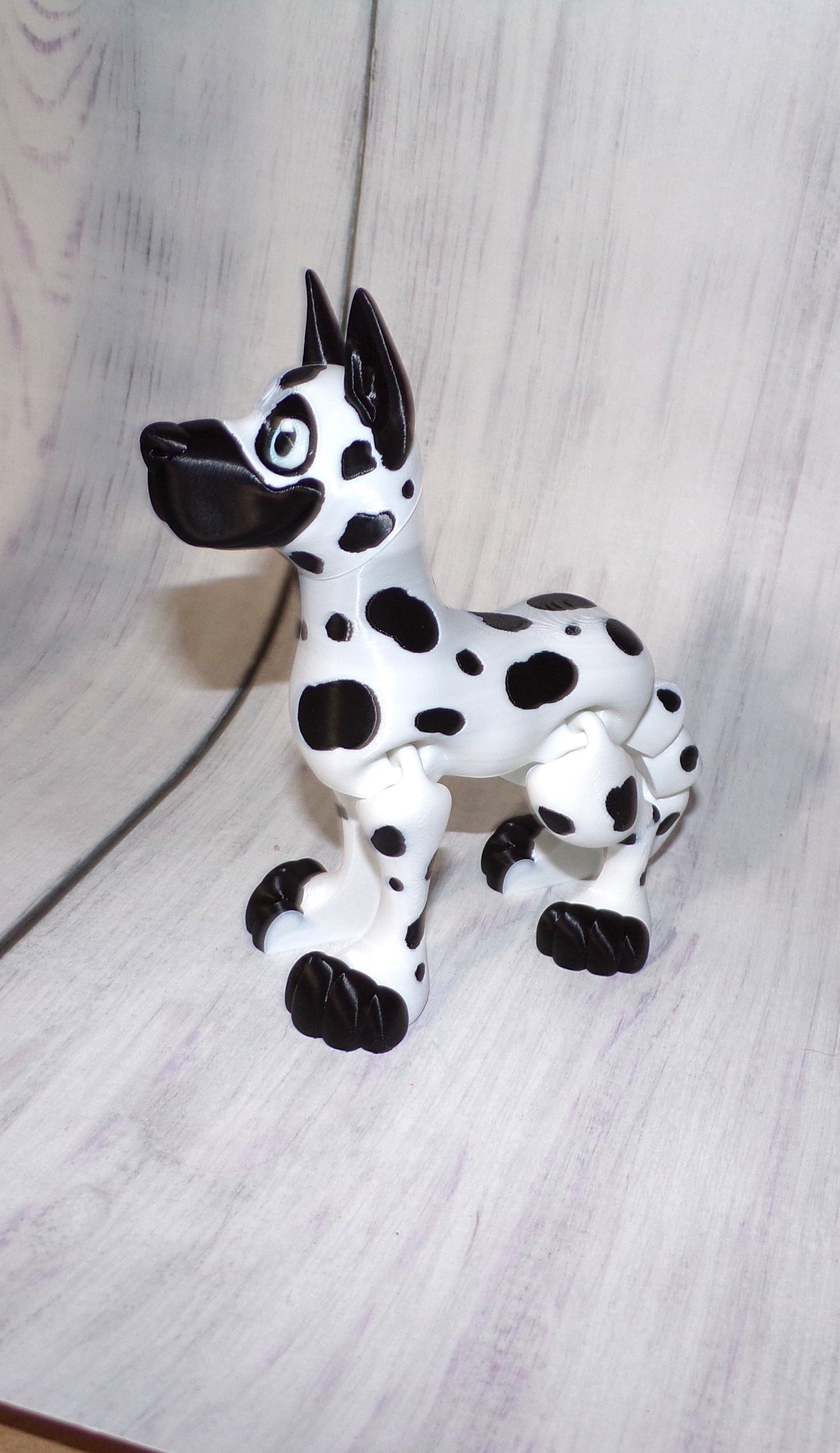 Great Dane 3D Printed Articulated Figurine - Wonderland 3D Printing