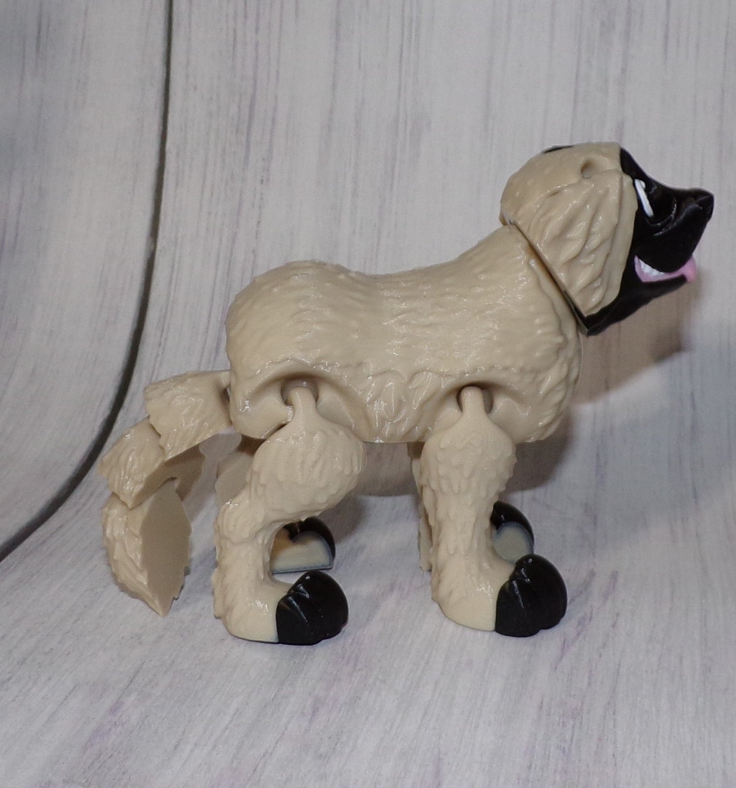 Leonberger 3D Printed Articulated Figurine - Wonderland 3D Printing