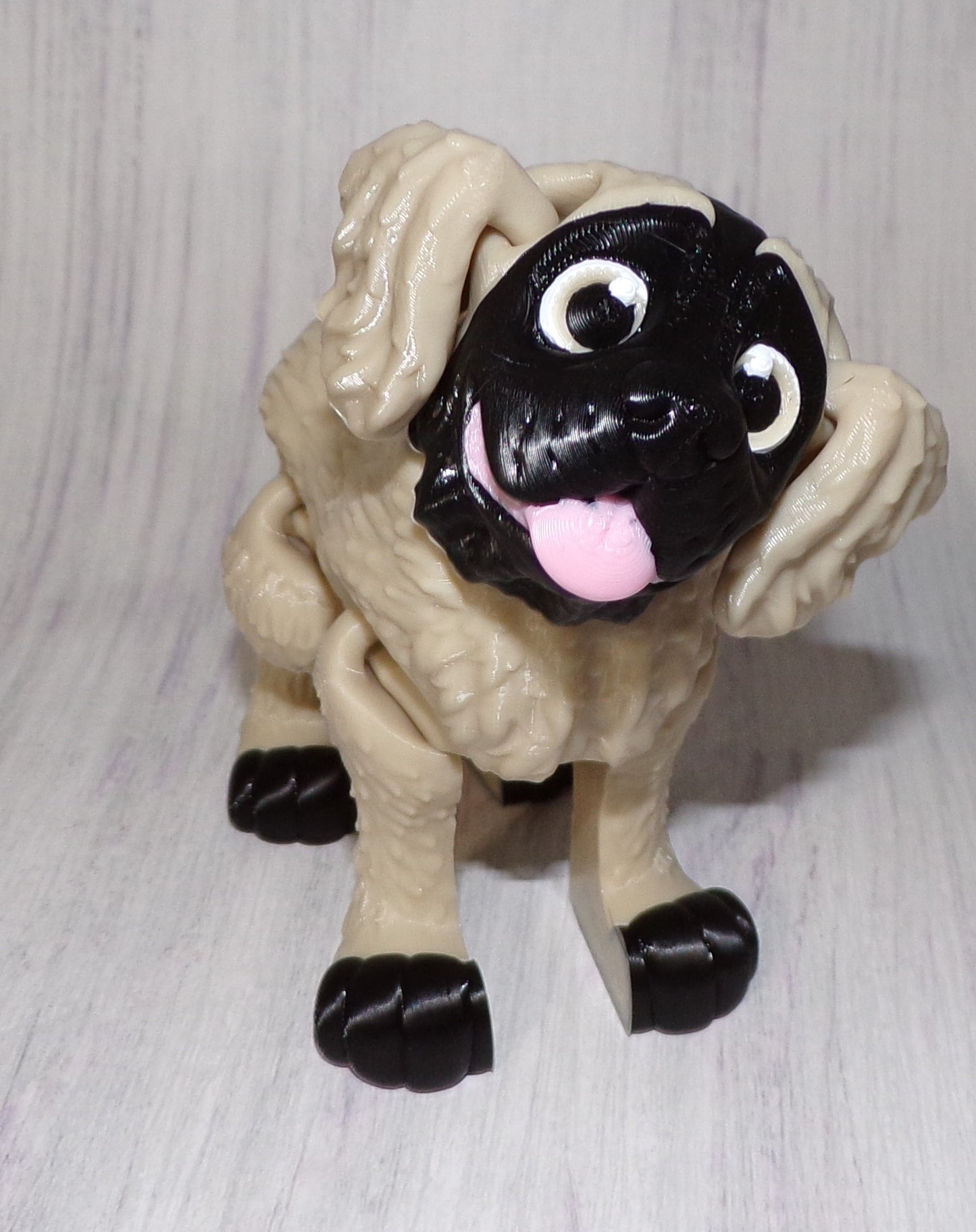 Leonberger 3D Printed Articulated Figurine - Wonderland 3D Printing
