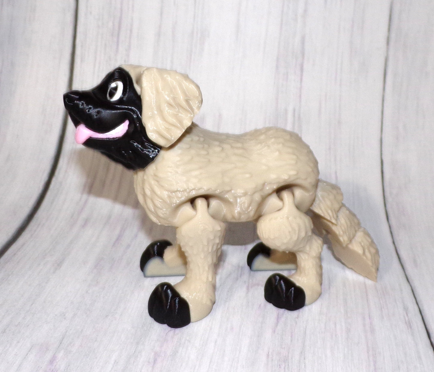 Leonberger 3D Printed Articulated Figurine - Wonderland 3D Printing