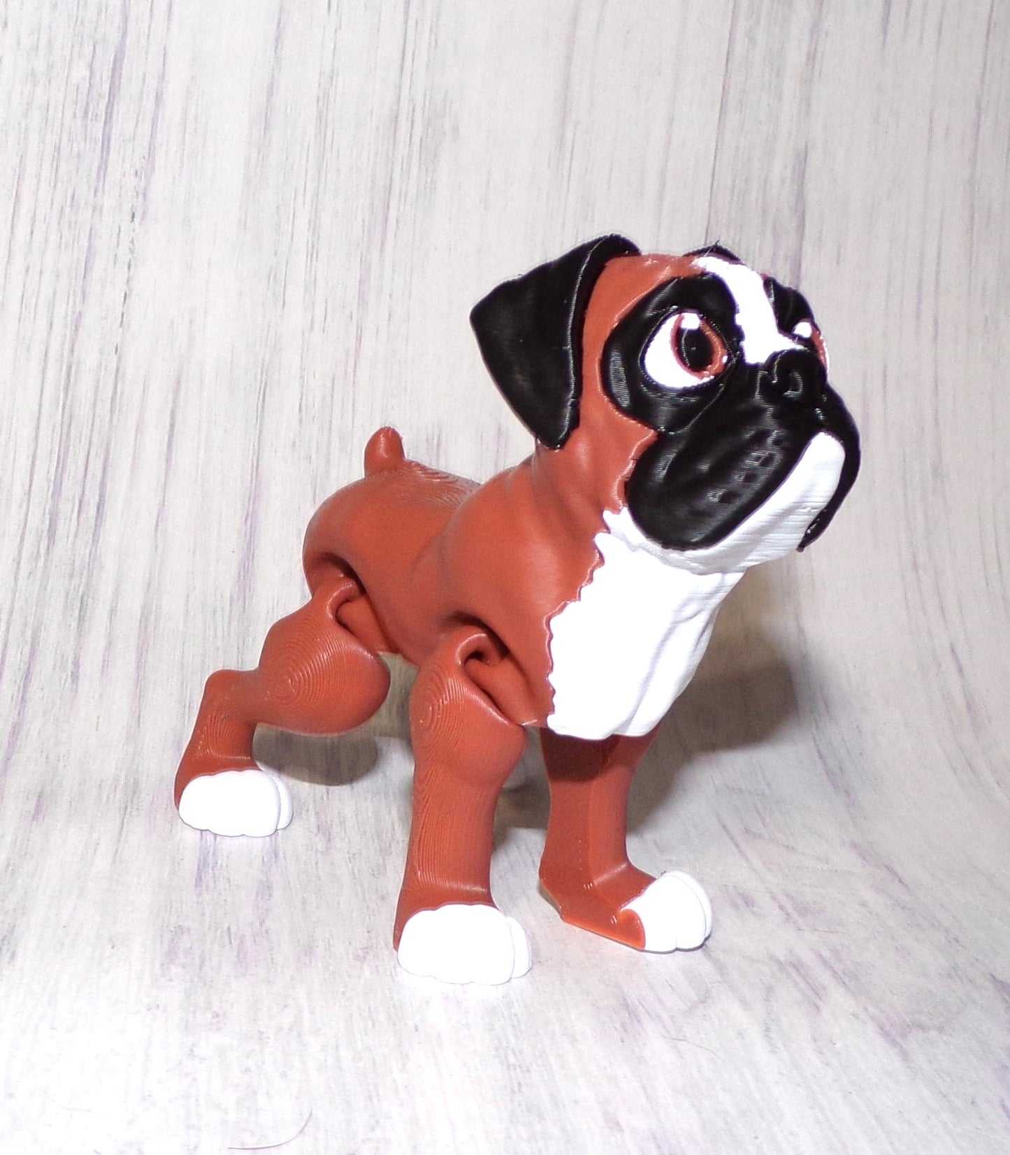 Boxer 3D Printed Articulated Figurine - Wonderland 3D Printing