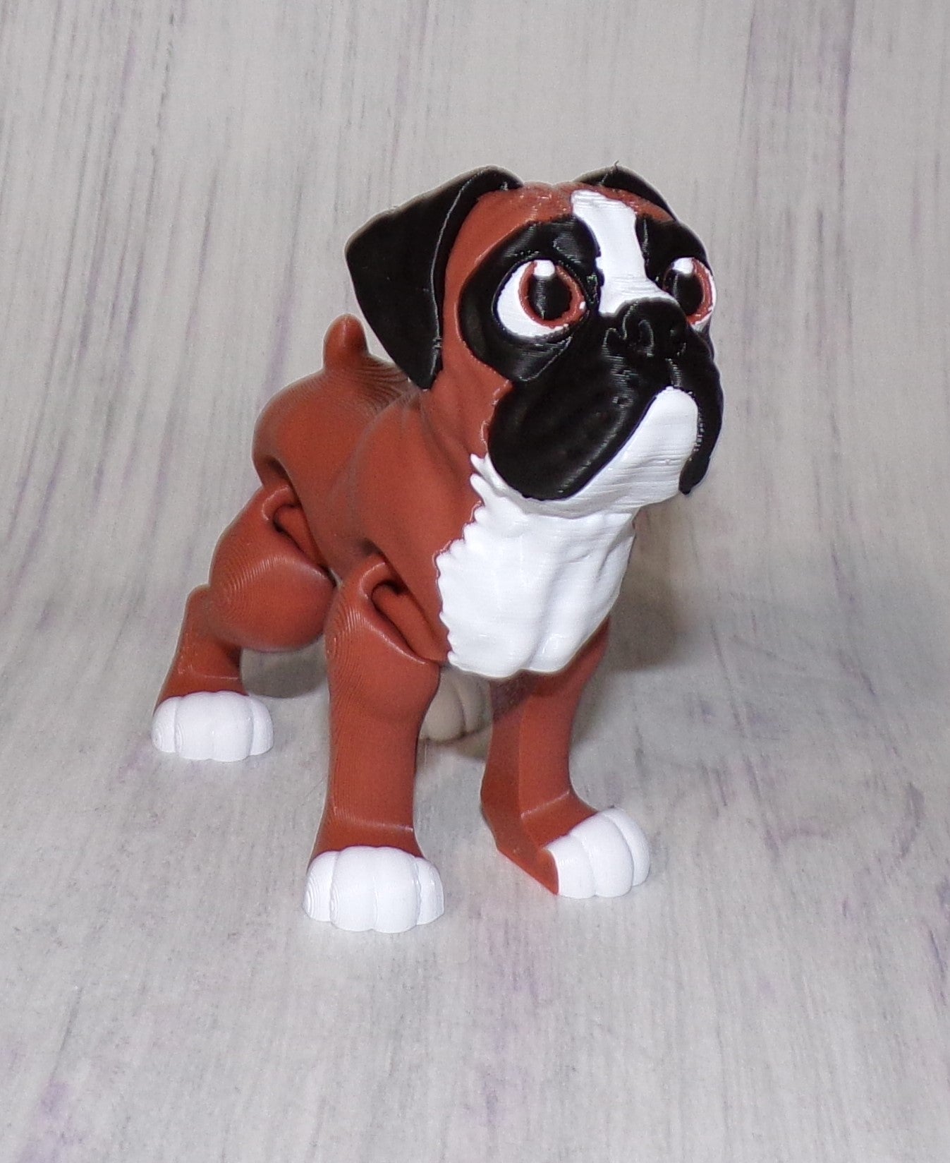 Boxer 3D Printed Articulated Figurine - Wonderland 3D Printing
