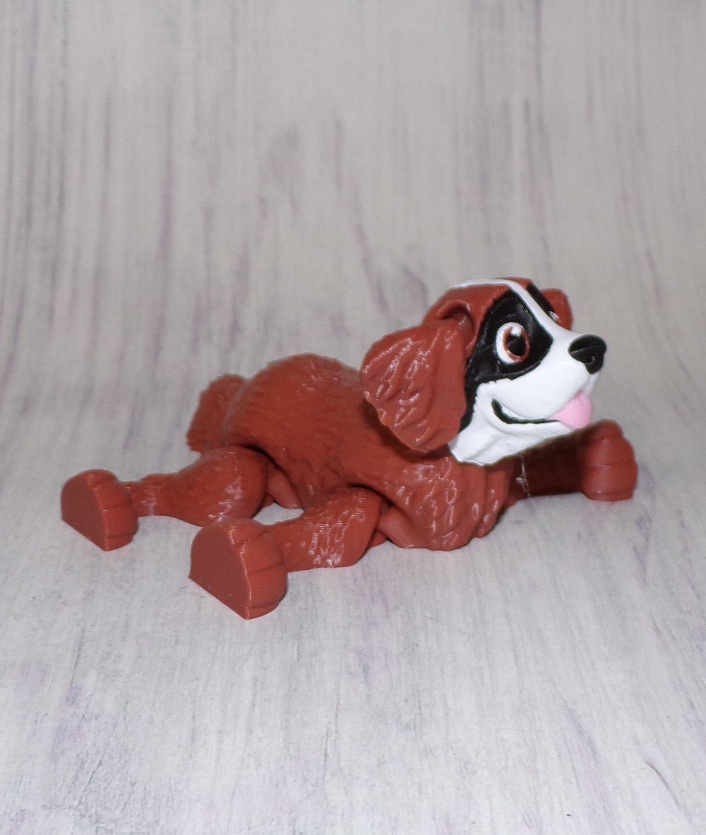 St Bernard 3D Printed Articulated Figurine - Wonderland 3D Printing