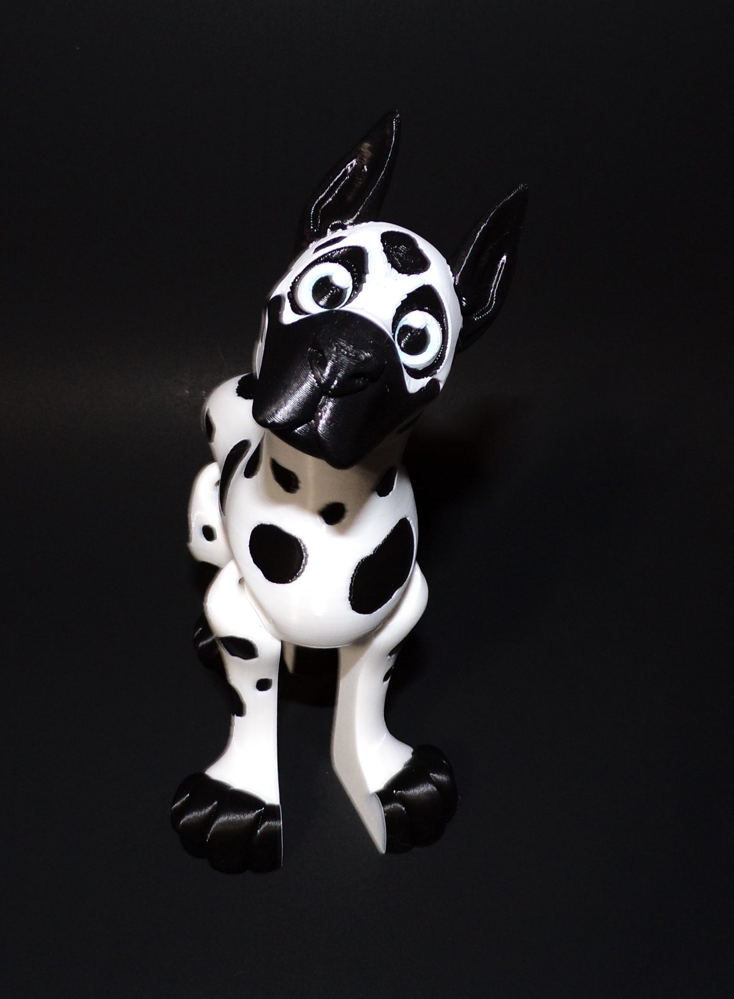 Great Dane 3D Printed Articulated Figurine - Wonderland 3D Printing