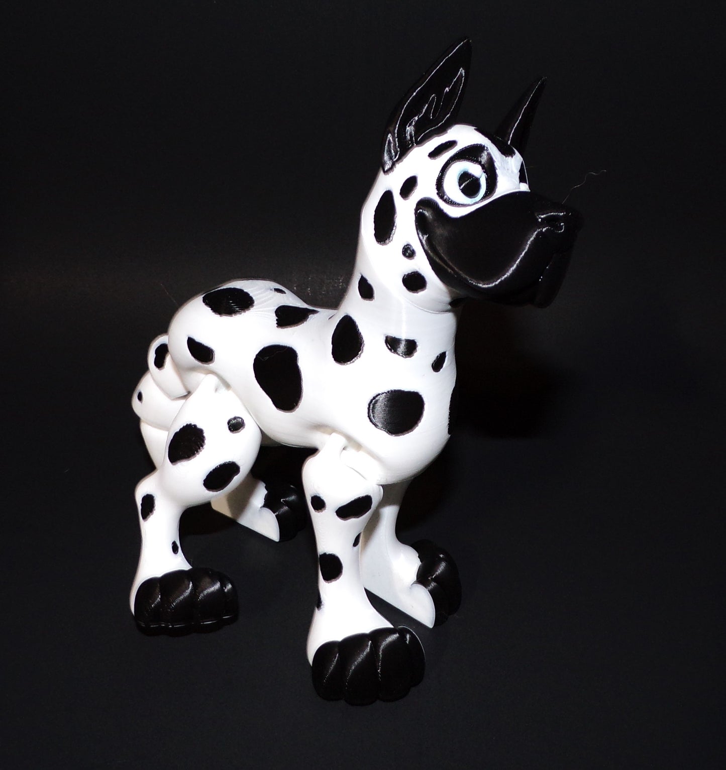 Great Dane 3D Printed Articulated Figurine - Wonderland 3D Printing