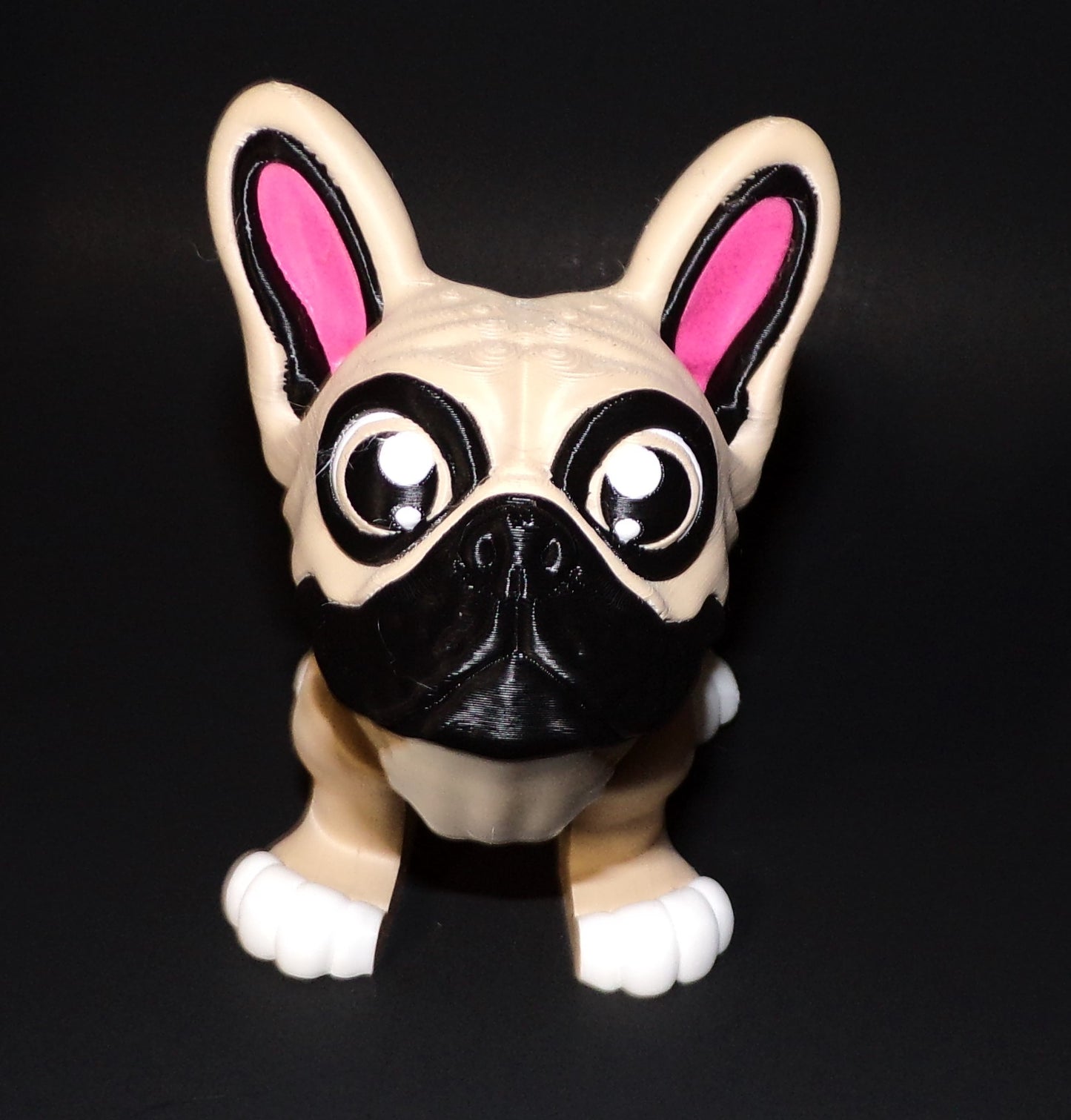 French Bulldog 3D Printed Articulated Figurine - Wonderland 3D Printing