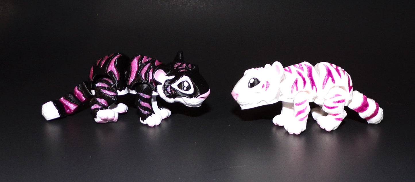 Mini Tiger: 3D Printed Articulated Figurine