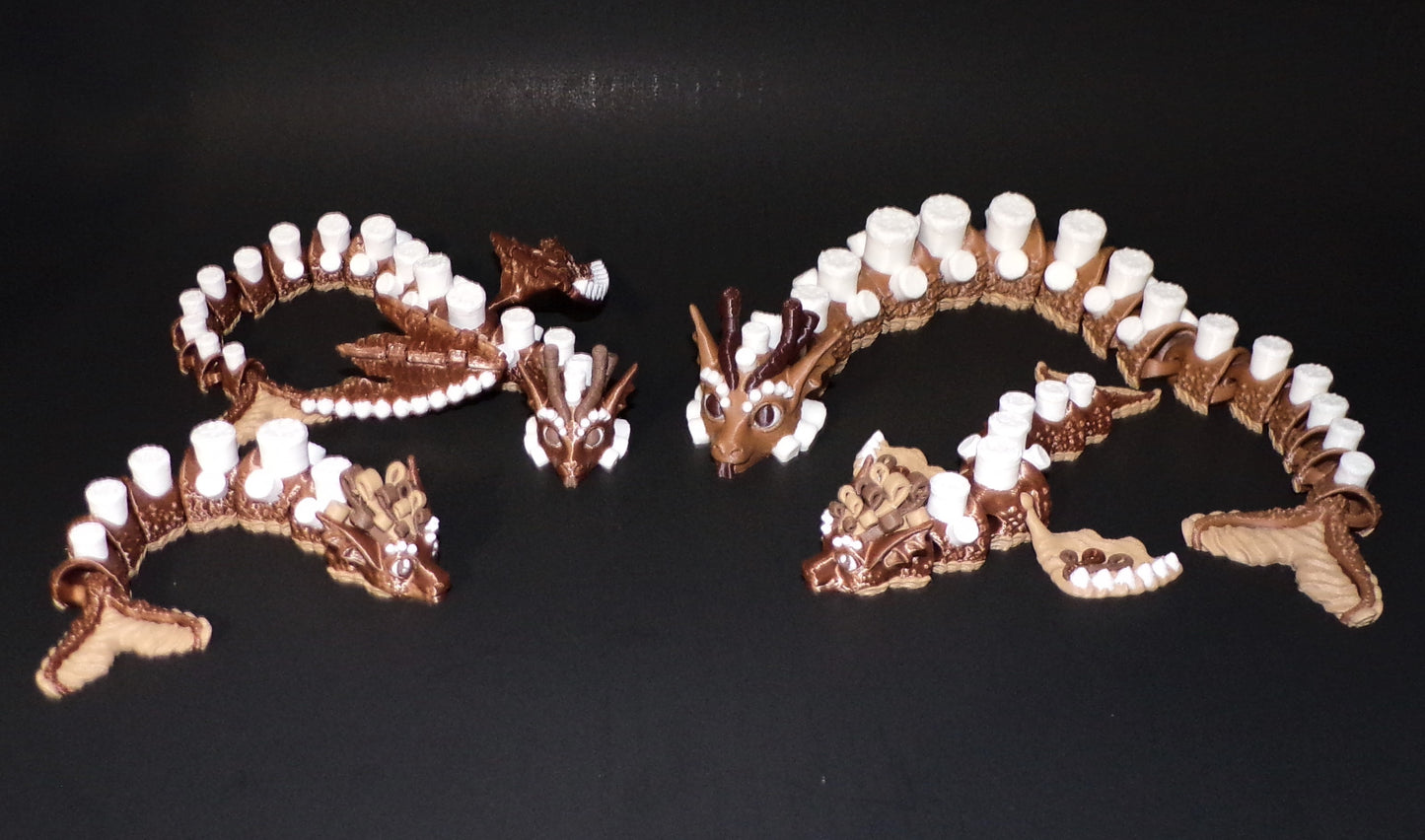 Hot Coco Dragon Articulated 3d Printed cup options available - Wonderland 3D Printing