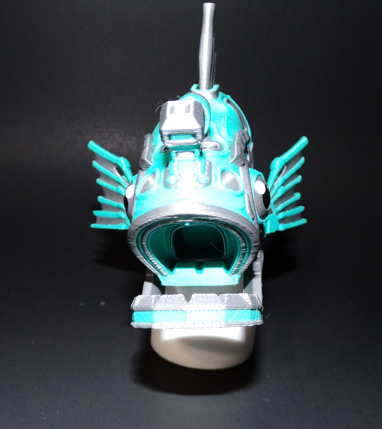 Cyber Fish 3D Printed Articulated Figurine - Wonderland 3D Printing