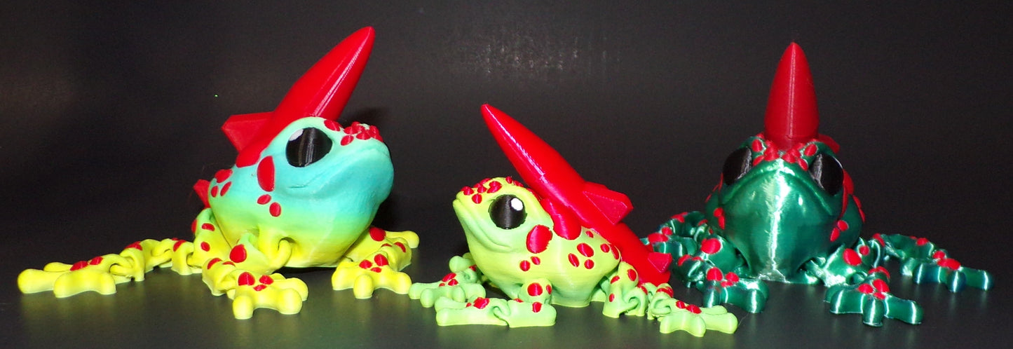 Missile Toad: 3D Printed Articulated Fidget Toy