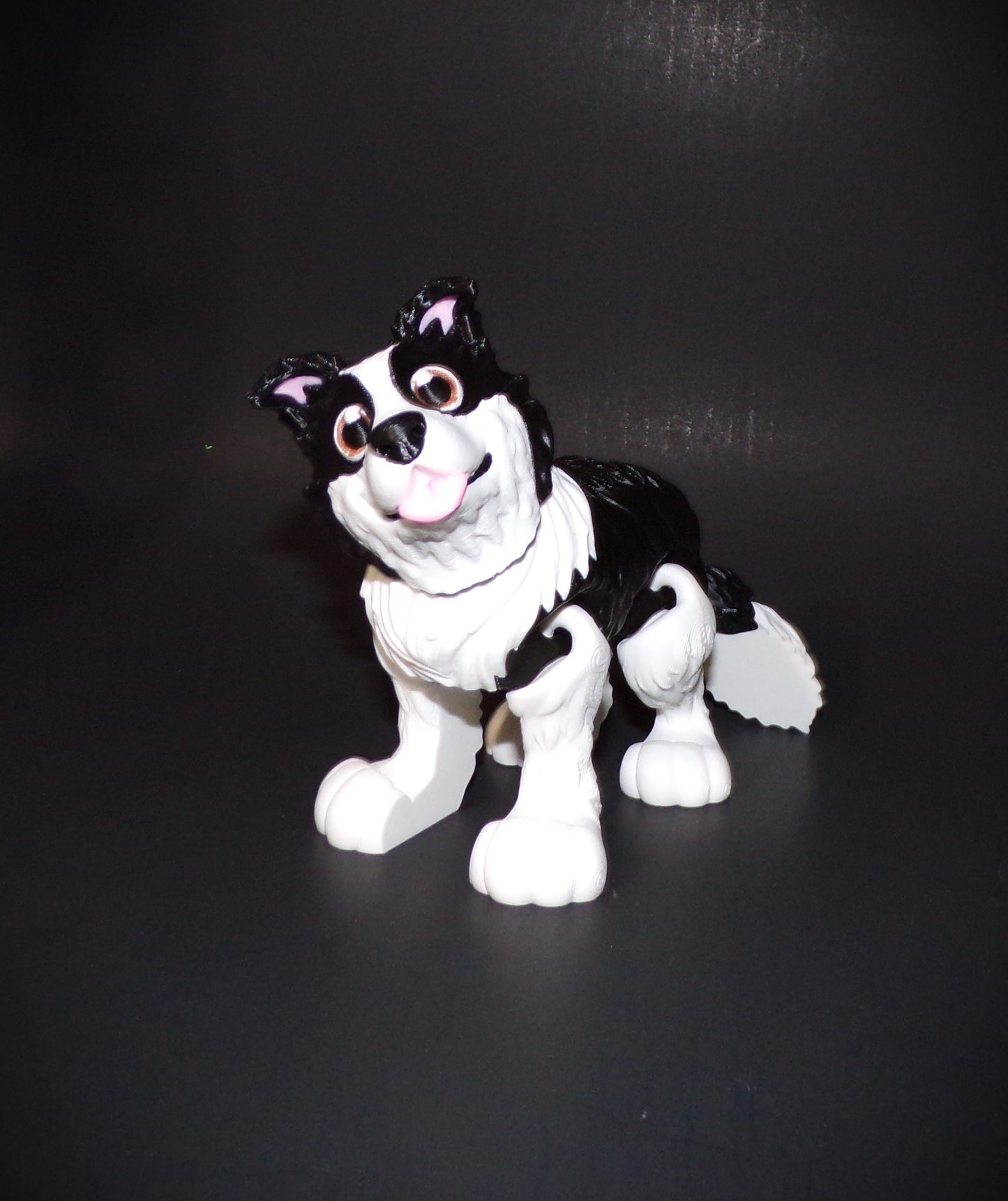 Border Collie 3D Printed Articulated Figurine - Wonderland 3D Printing