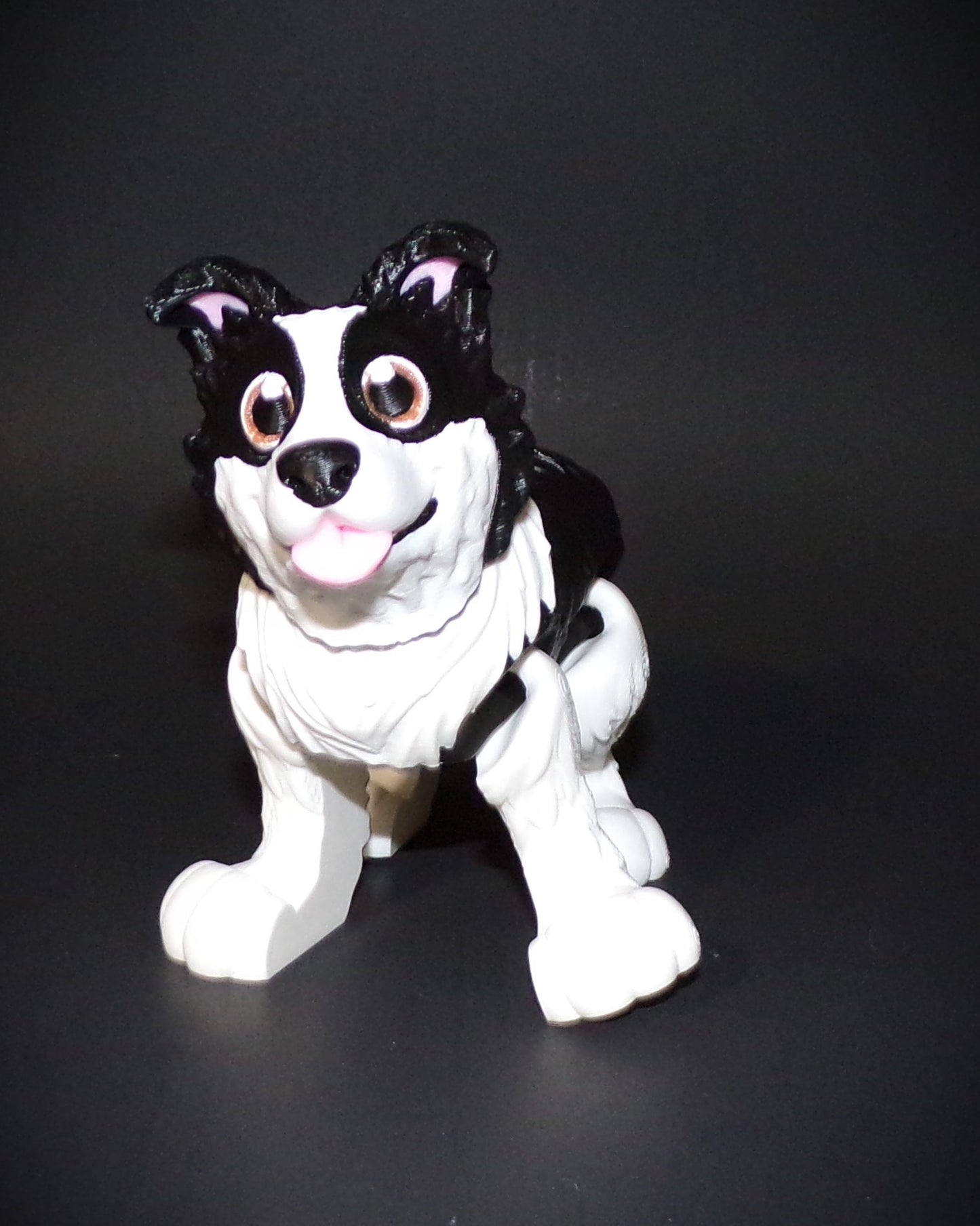 Border Collie 3D Printed Articulated Figurine - Wonderland 3D Printing