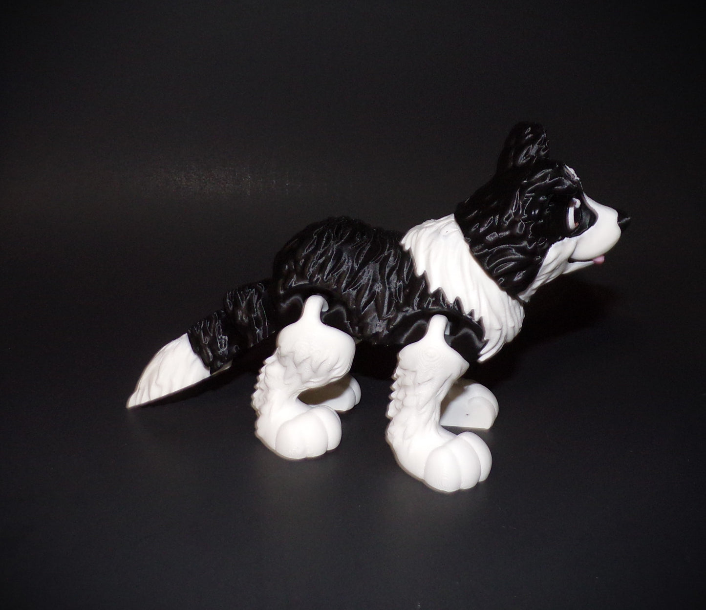 Border Collie 3D Printed Articulated Figurine - Wonderland 3D Printing