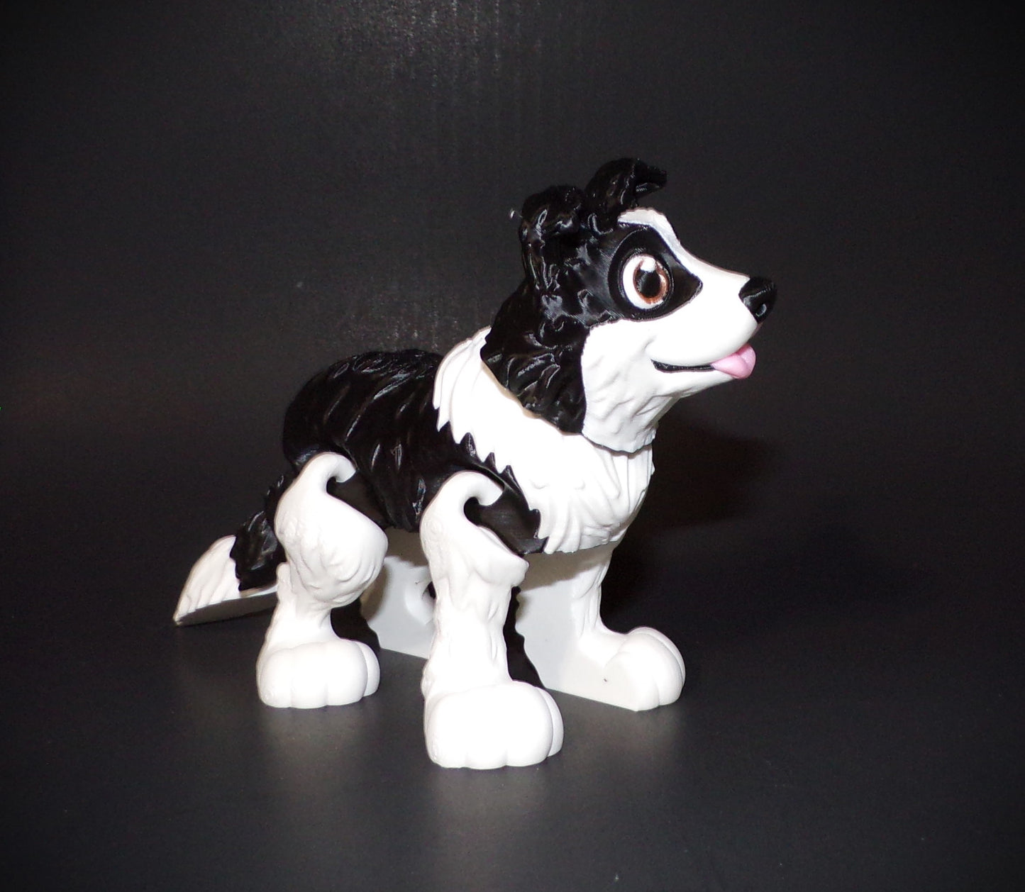 Border Collie 3D Printed Articulated Figurine - Wonderland 3D Printing